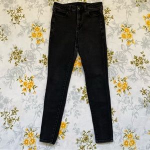 American Eagle Size 6R Next Level Stretch Black Jeans